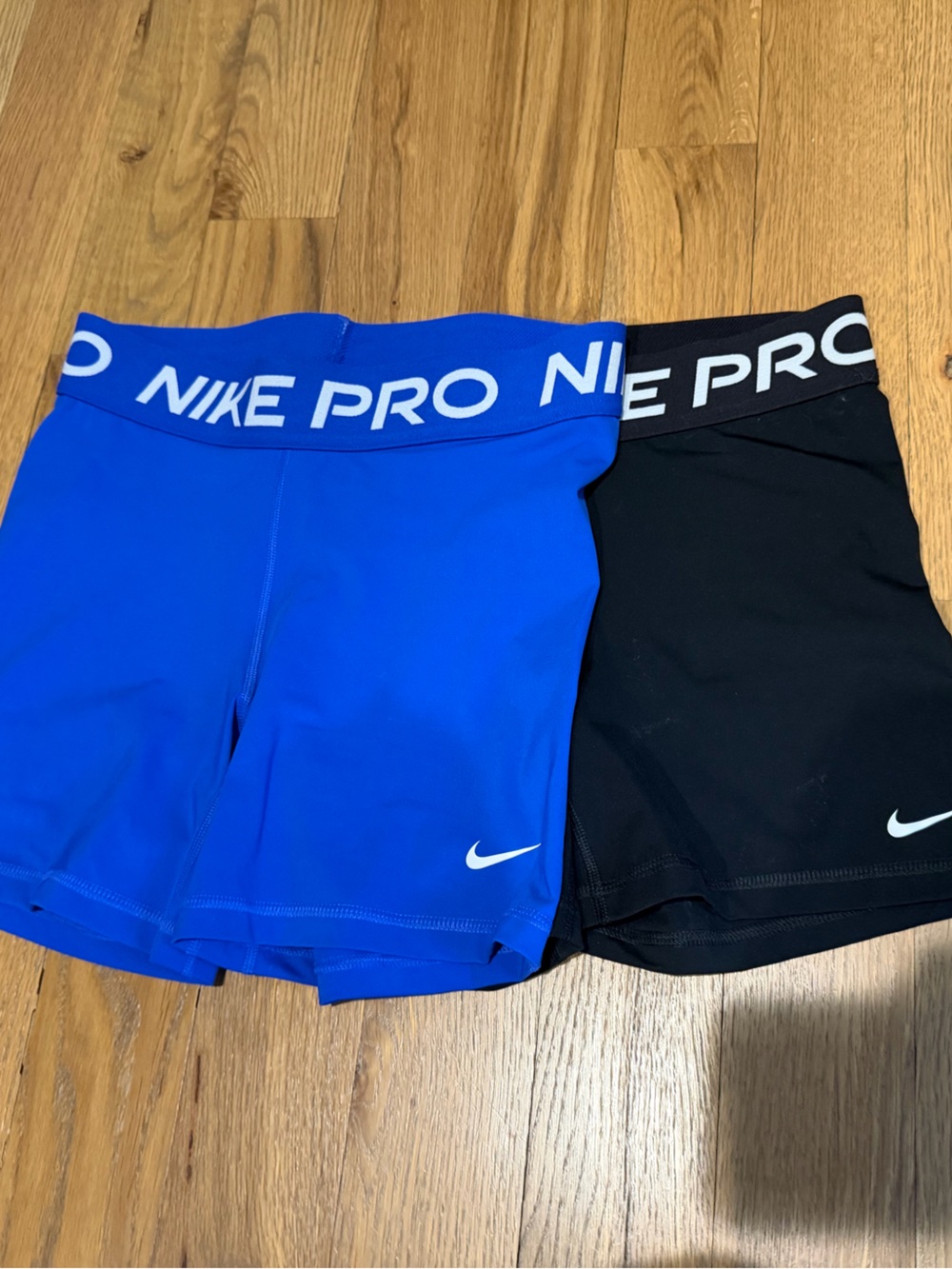 Nike Pro Women's Shorts in Blue and Black